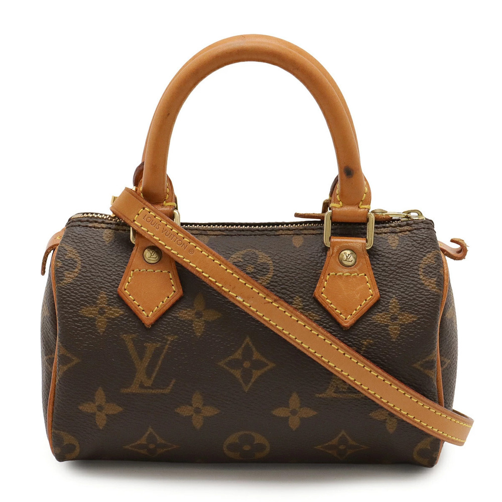 LOUIS VUITTON Monogram Speedy Handbag Pouch Clutch Accessory Case Shoulder